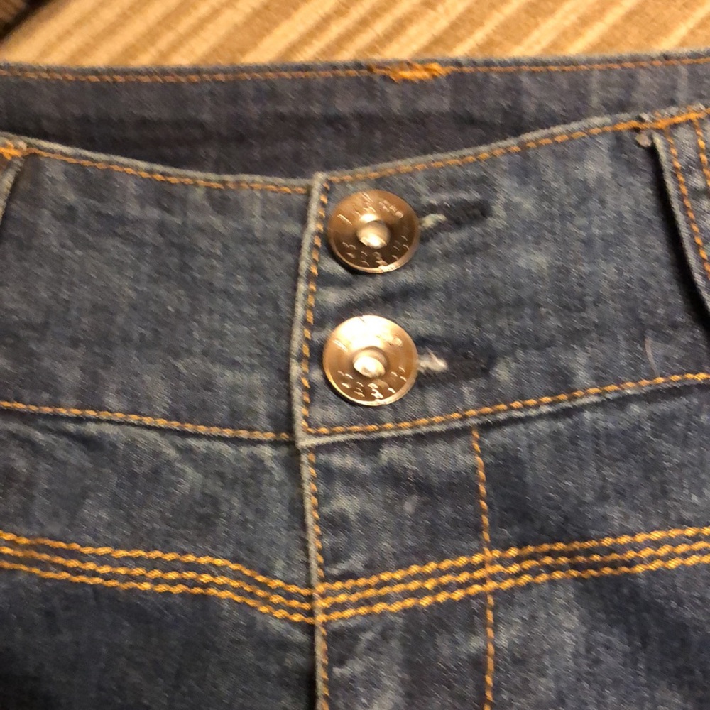 Japanese seam accent embroidered jeans - Picture 6 of 16